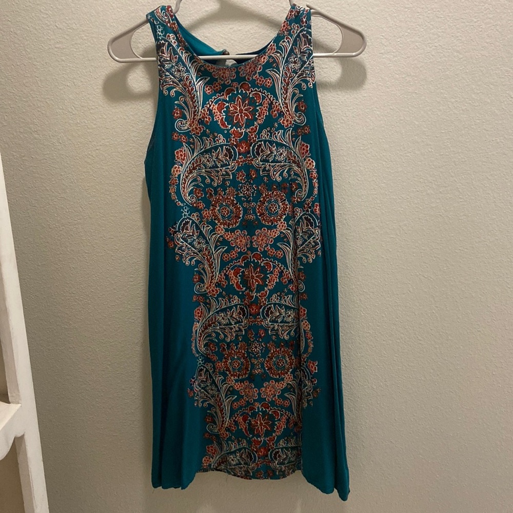 Green and Paisley dress